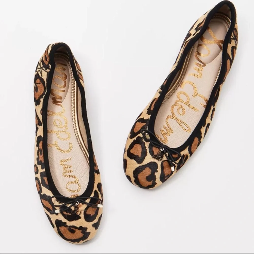 Sam edelman leapord flats 8